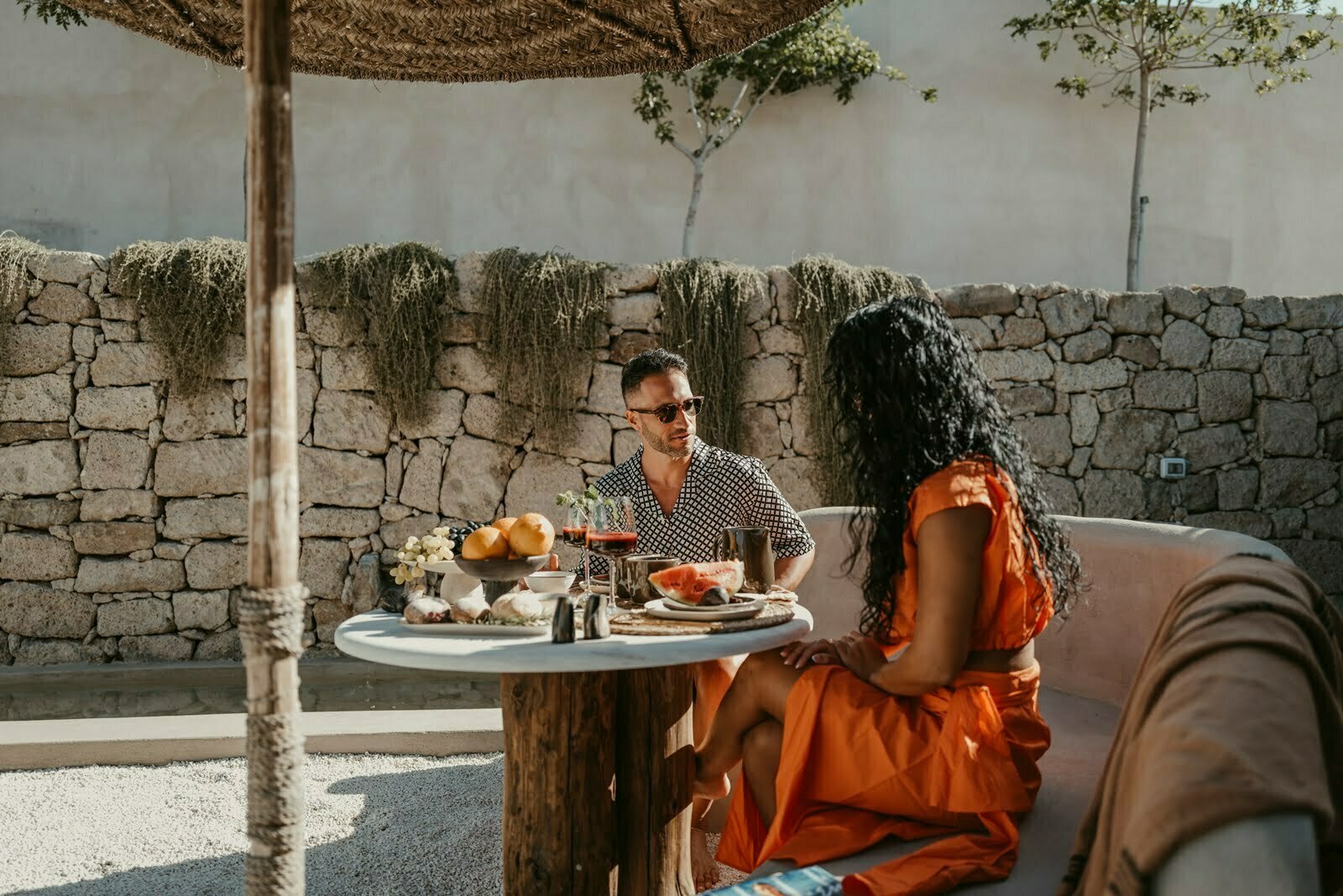 A photo shoot at EcoHotel El Agua