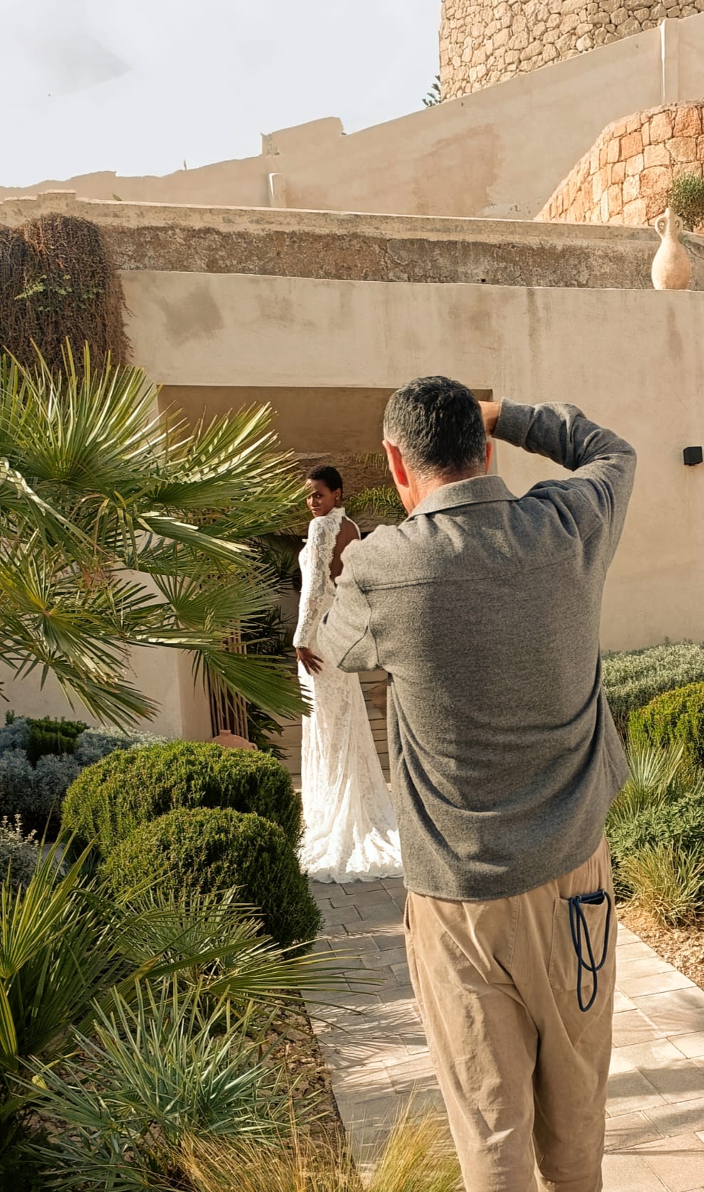 A photo shoot at EcoHotel El Agua